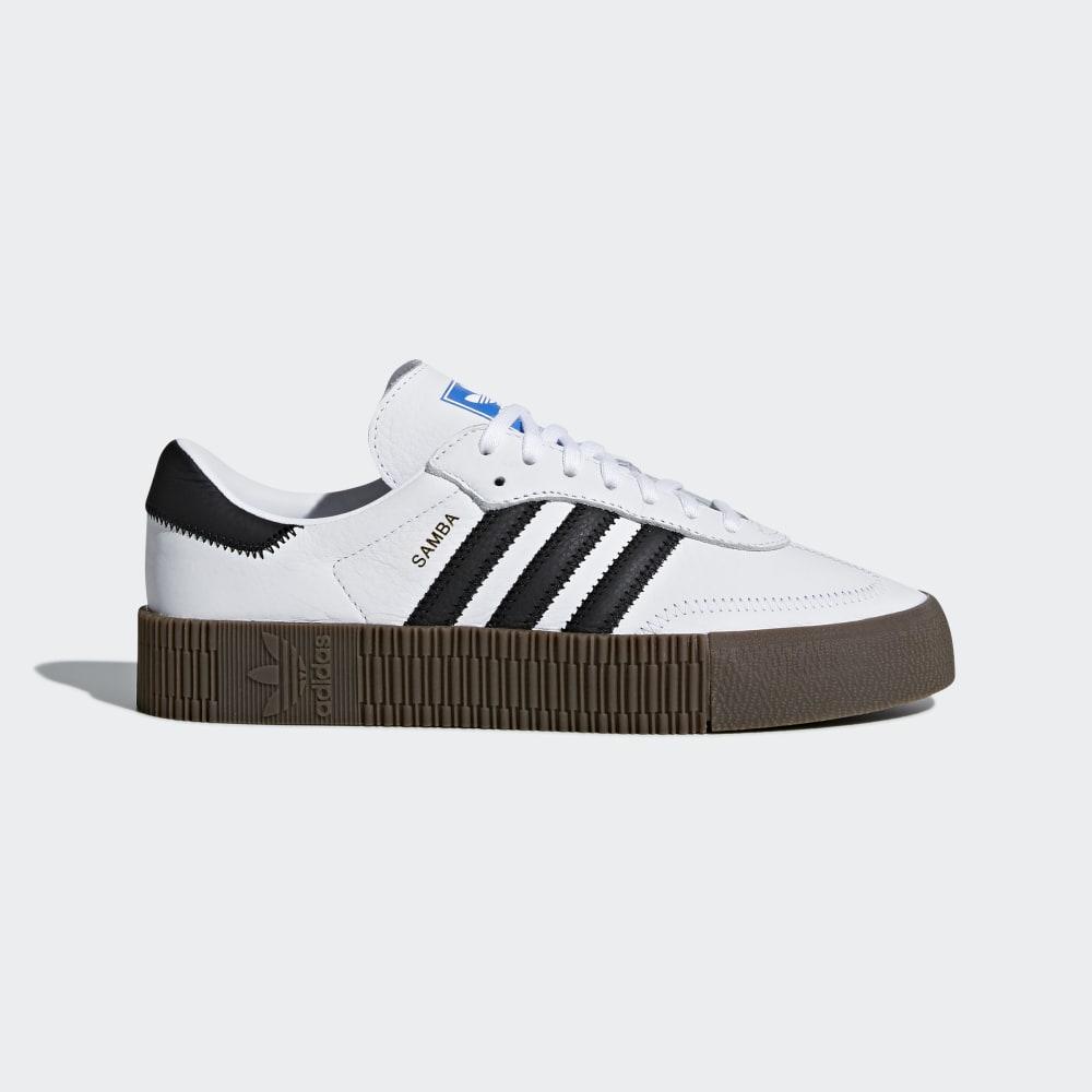 Originals Adidas SAMBAROSE Dama Romania - Albi/Negrii AQ1134